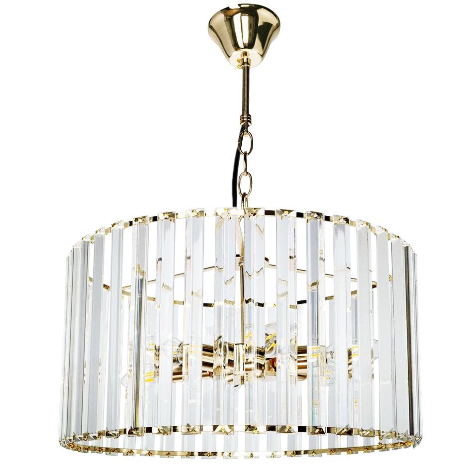 TOOLIGHT hængende loftlampe APP1157-5CP Guld 41,5x41,5x21,5cm