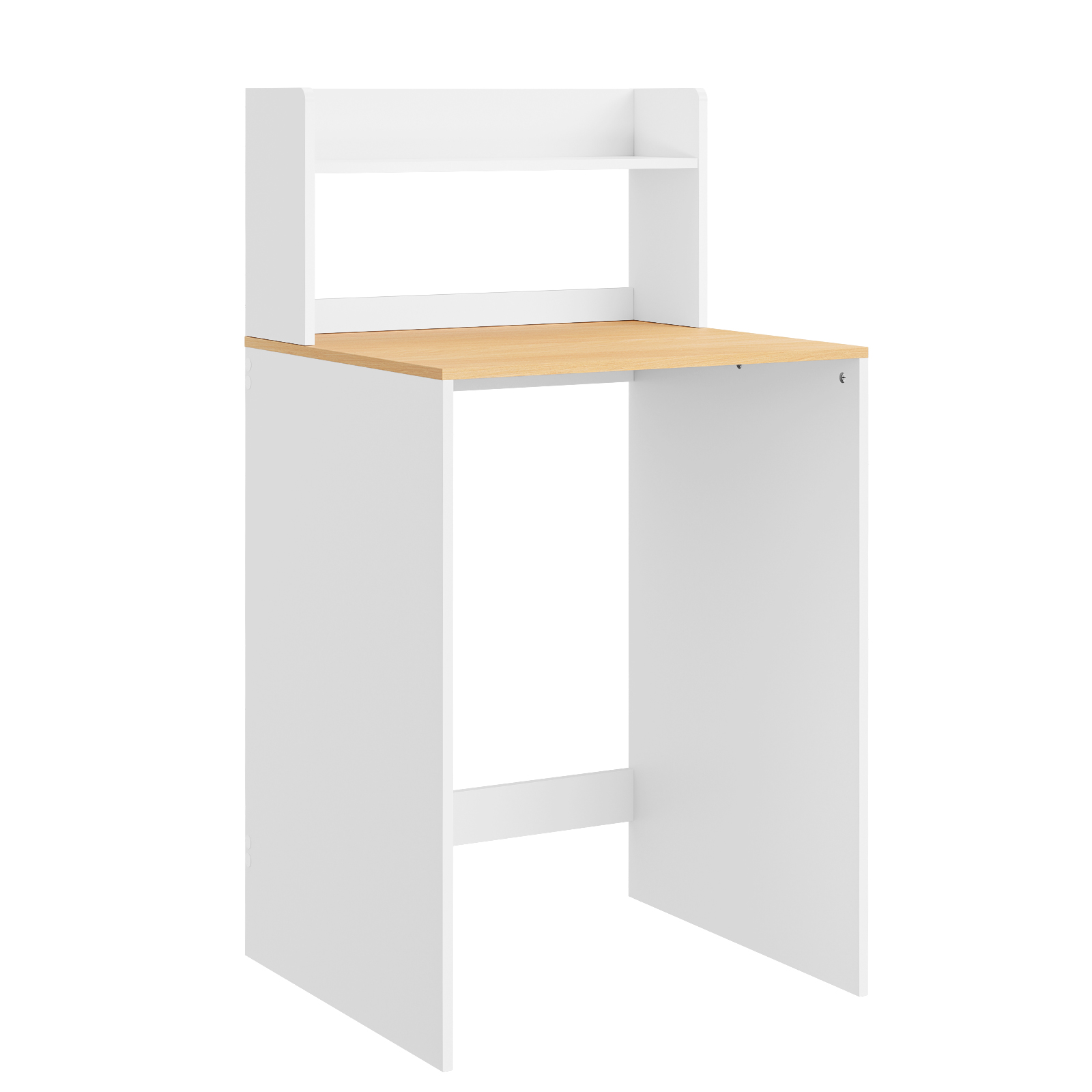 Skab med opbevaringshylde hvid 60x62.9x126.5 cm BZR224-WN