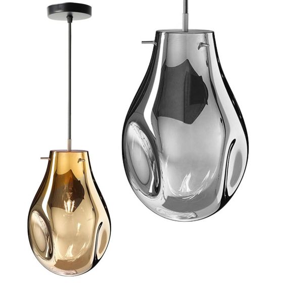TOOLIGHT hængende loftlampe APP328-1CP AMBER Grå 20,5x20,5x29cm