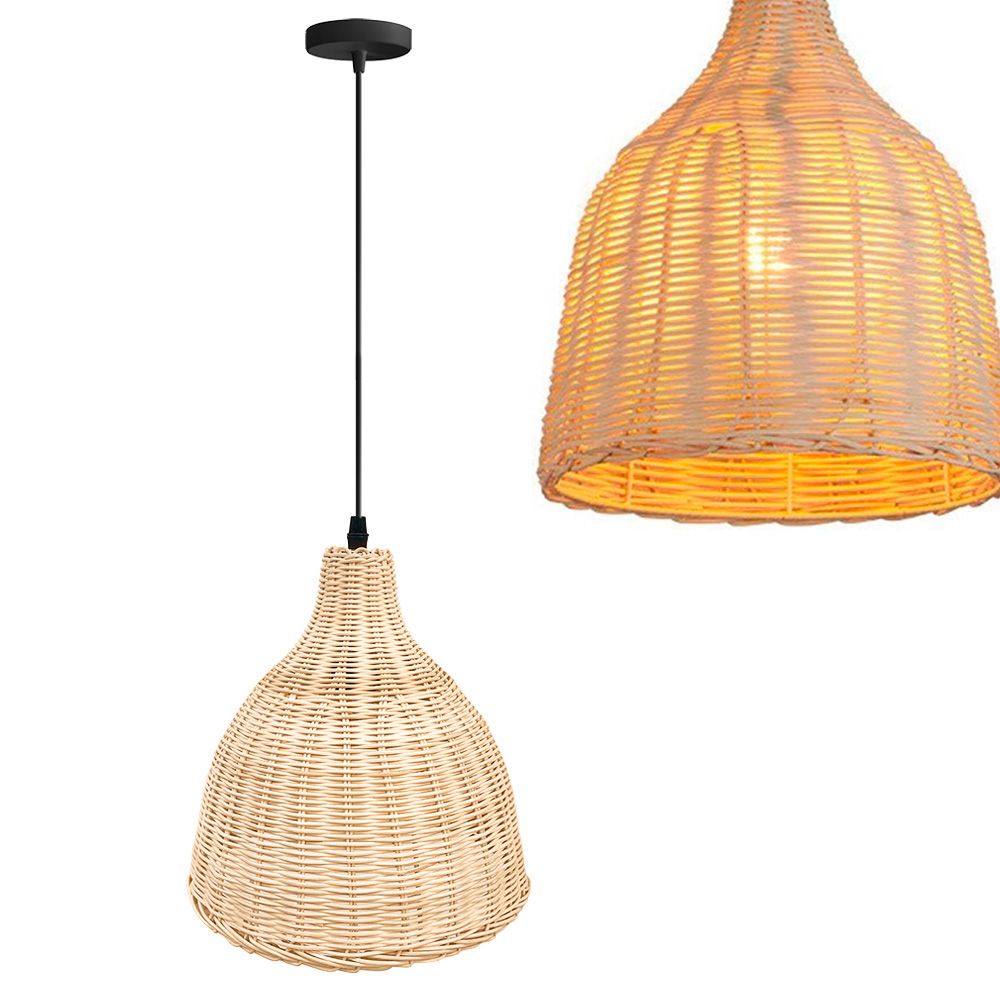 TOOLIGHT hængende loftlampe APP1645-1CP BOHO Beige 26x26x26cm