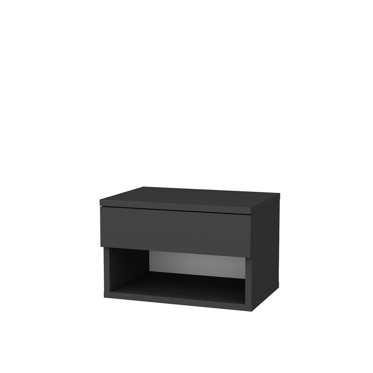 Norda Design Moderne natbord, 44.6 cm x 29 cm x 31.9 cm | 100% melaminbelagt, 18 mm tyk | stilfuldt og funktionelt