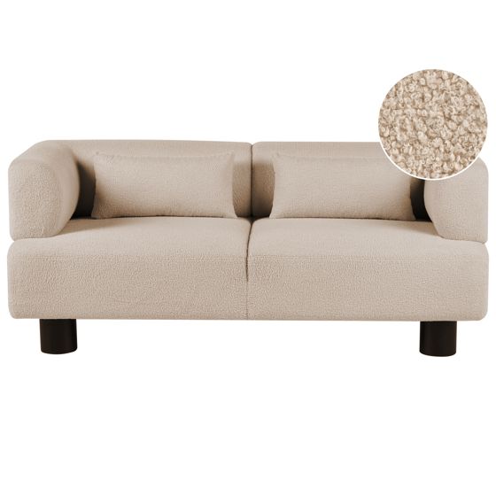 Sofa 2 personers MOVIK Boucle Beige