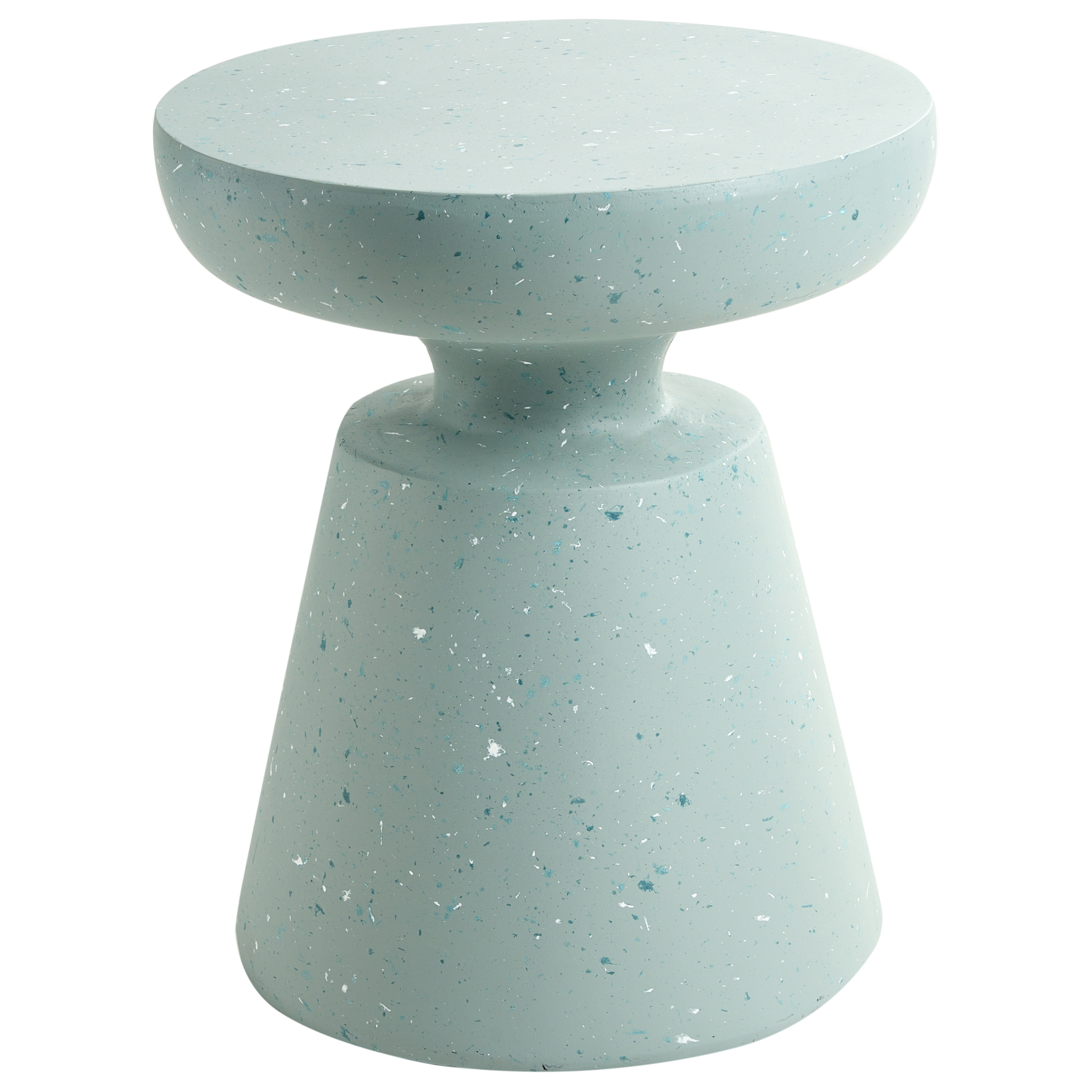 Bord MINCIO 45 cm 45 cm Terrazzo effekt Grøn