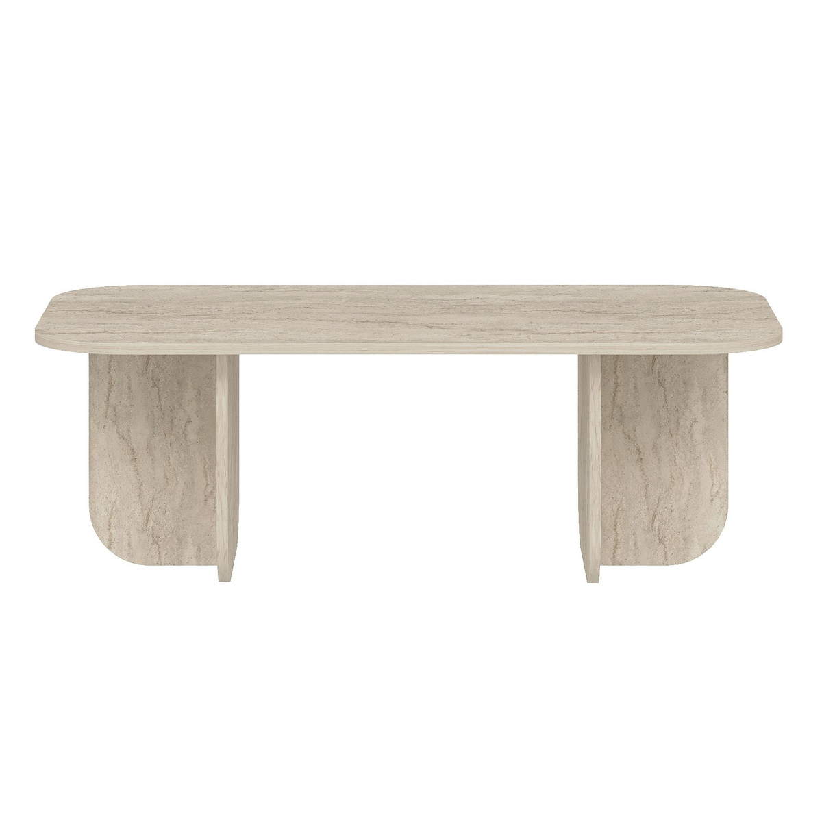 Norda Design Moderne sofabord, 120 x 60 x 41.4 cm | 100% melaminbelagt, 18 mm tyk | elegant design