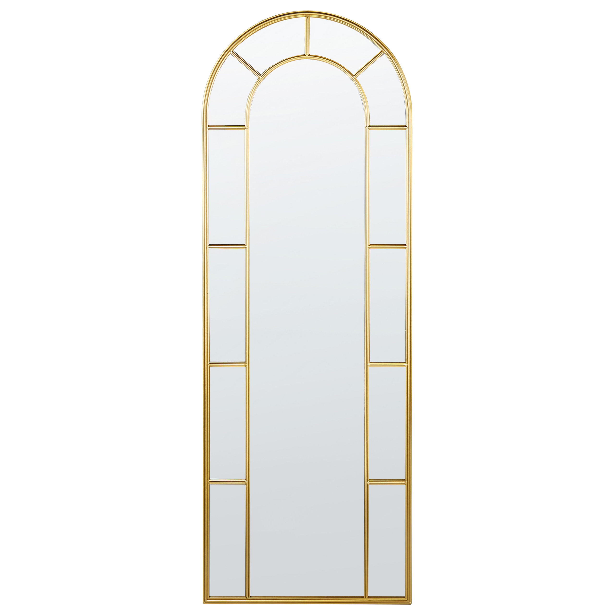 Vægspejl CROSSES 60 cm 170 cm Metal Guld