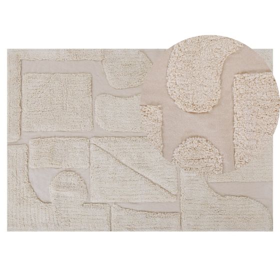 Gulvtæppe DIYADIN Beige 140 x 200 cm Bomuld