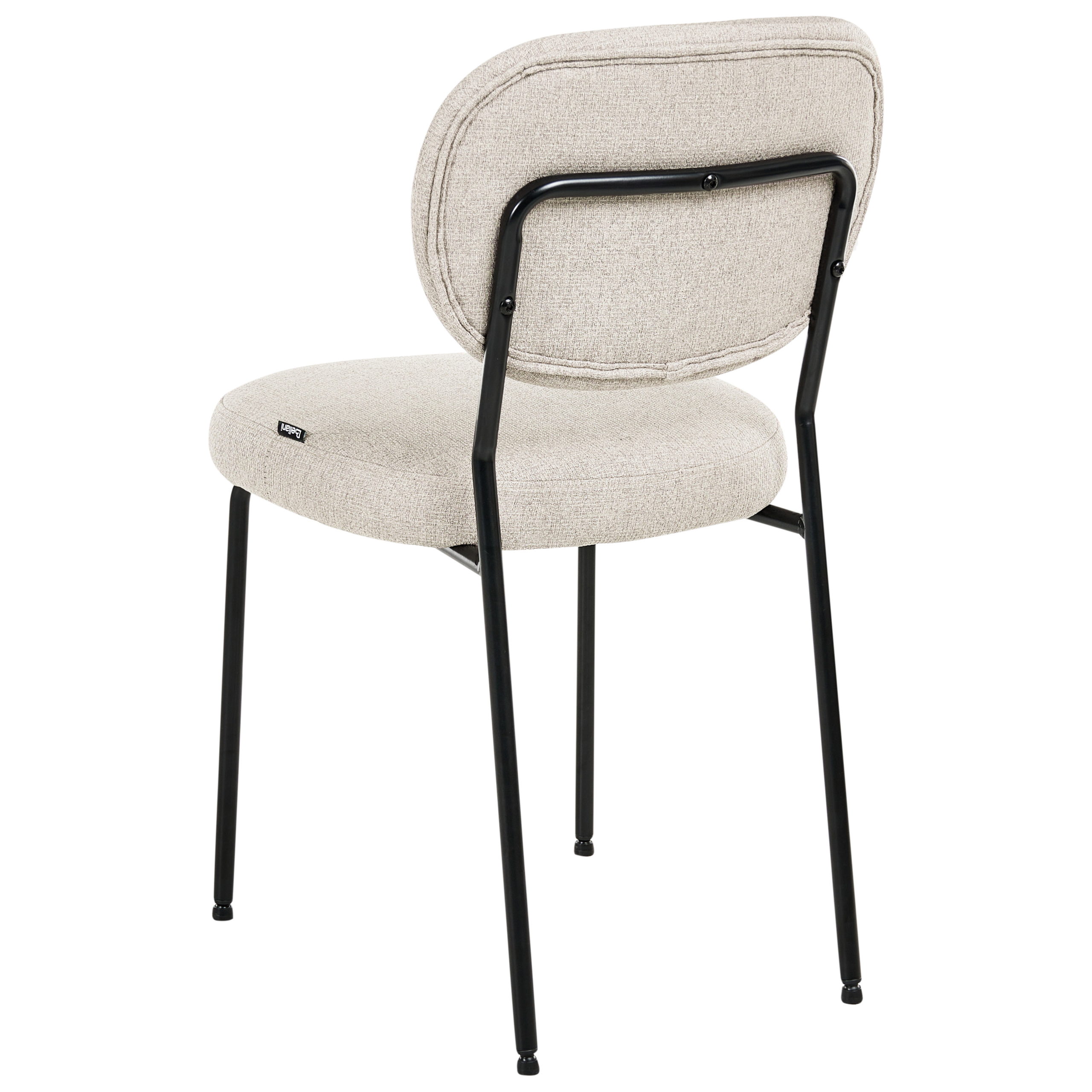 Sæt med 2 spisebordsstole LOLETA Lys Beige