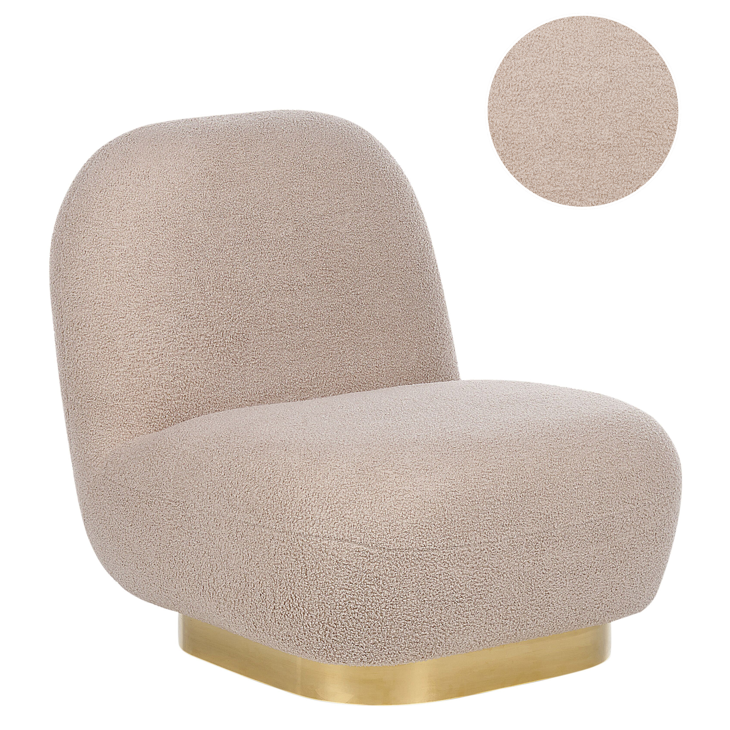Lænestol LOVIISA Boucle Beige