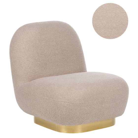 Lænestol LOVIISA Boucle Beige