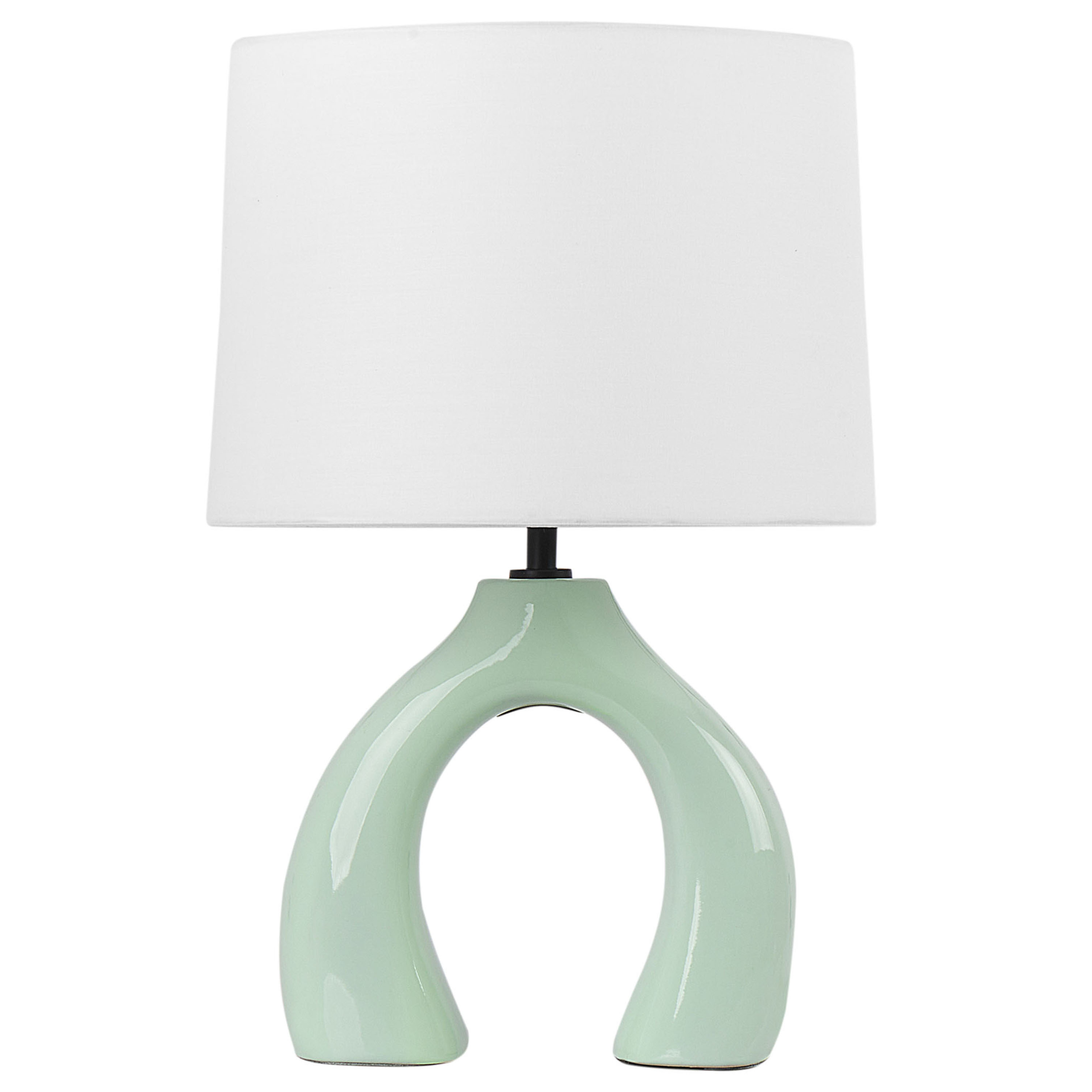 Bordlampe ABBIE Keramik Lysegrøn