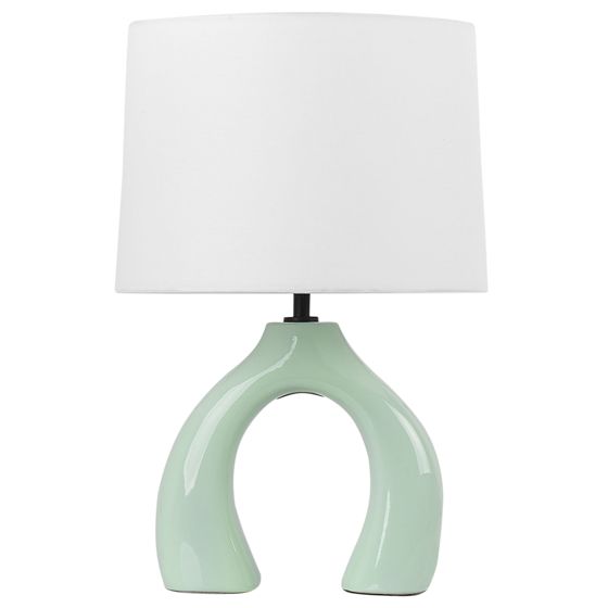 Bordlampe ABBIE Keramik Lysegrøn