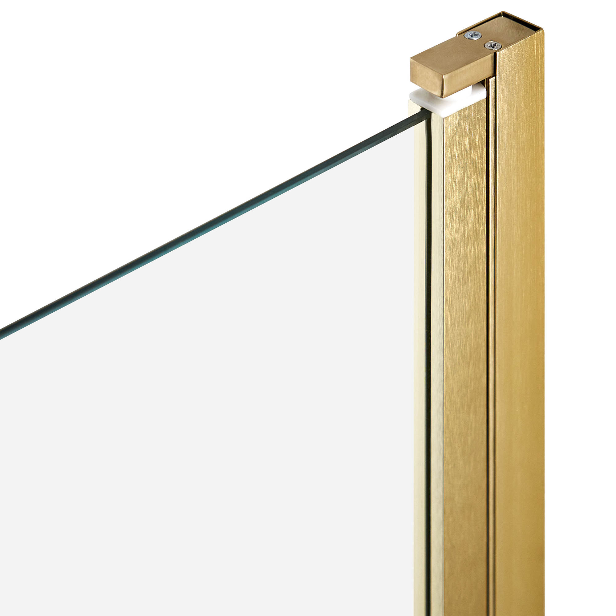 Brusebad skærm LAPAN 140 x 70 cm Guld