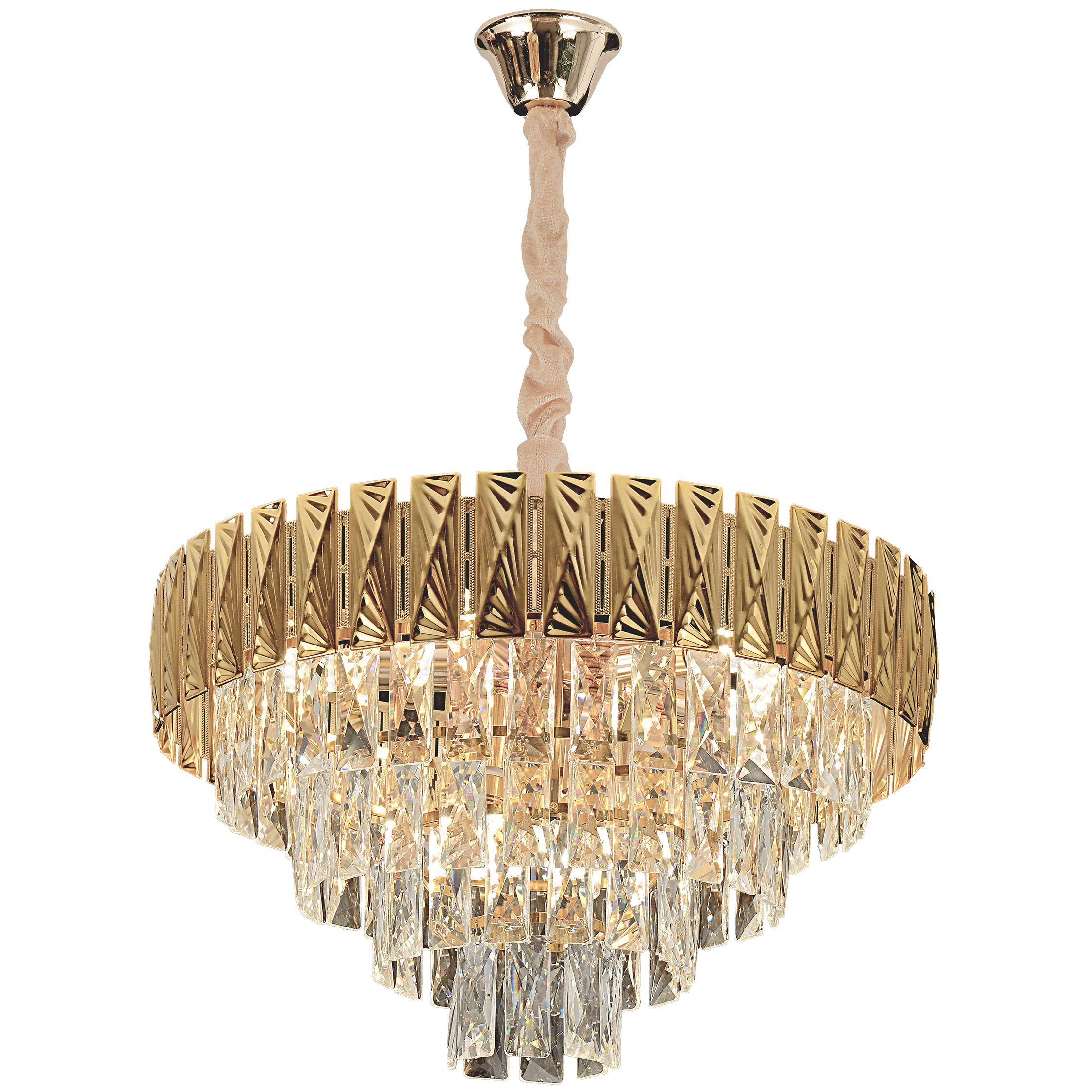 TOOLIGHT hængende loftlampe G060-CP 60CM Guld 57x57x81cm