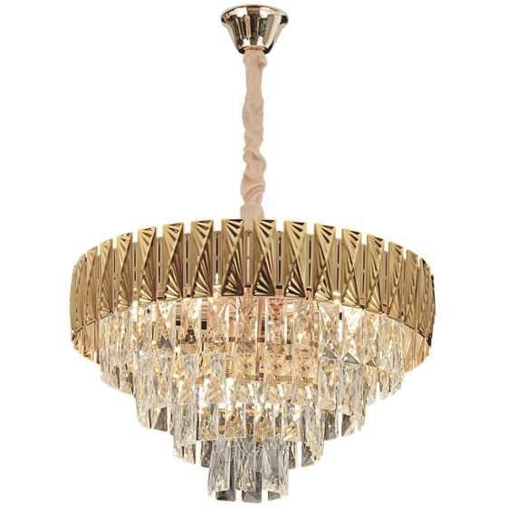 TOOLIGHT hængende loftlampe G060-CP 60CM Guld 57x57x81cm