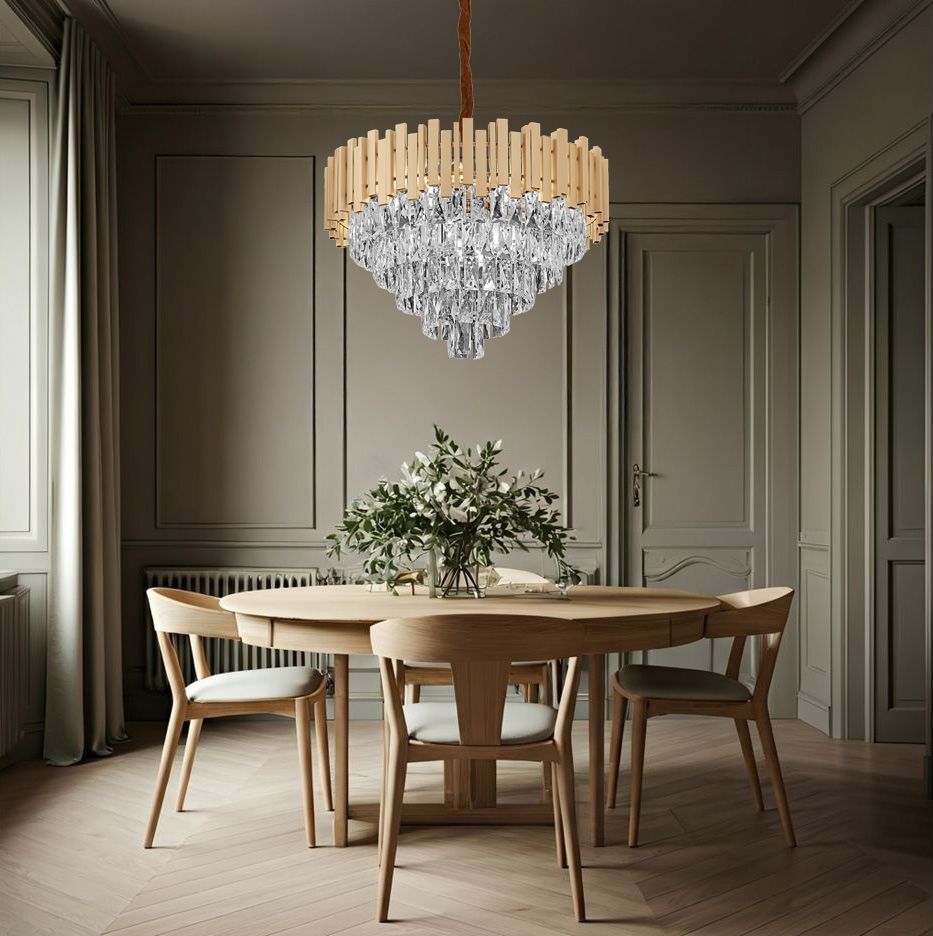 TOOLIGHT hængende loftlampe G053-CP 80cm Guld 101,5x77,5x44cm