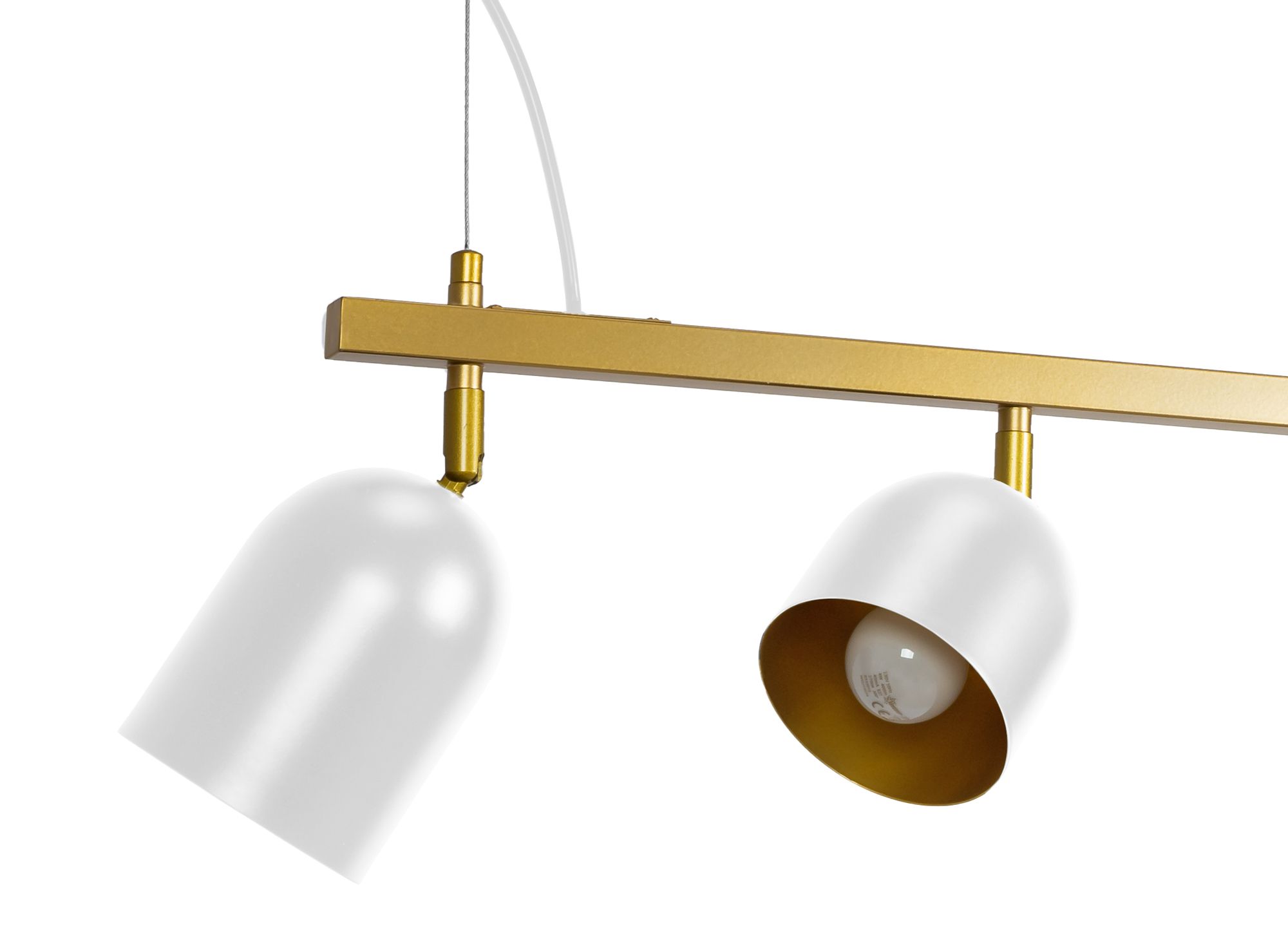 TOOLIGHT hængende loftlampe APP1030-4CP Hvid 74x10x20cm