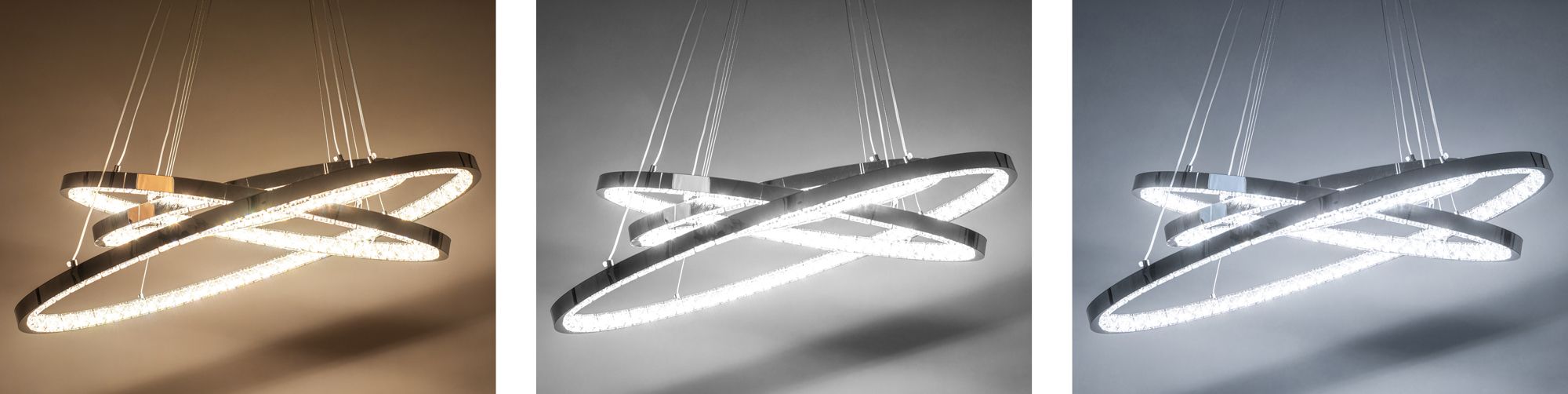 TOOLIGHT hængende loftlampe APP772-3CP Lysegrå 77x77x100cm