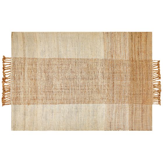 Gulvtæppe HAMZALAR Beige 140 x 200 cm Jute
