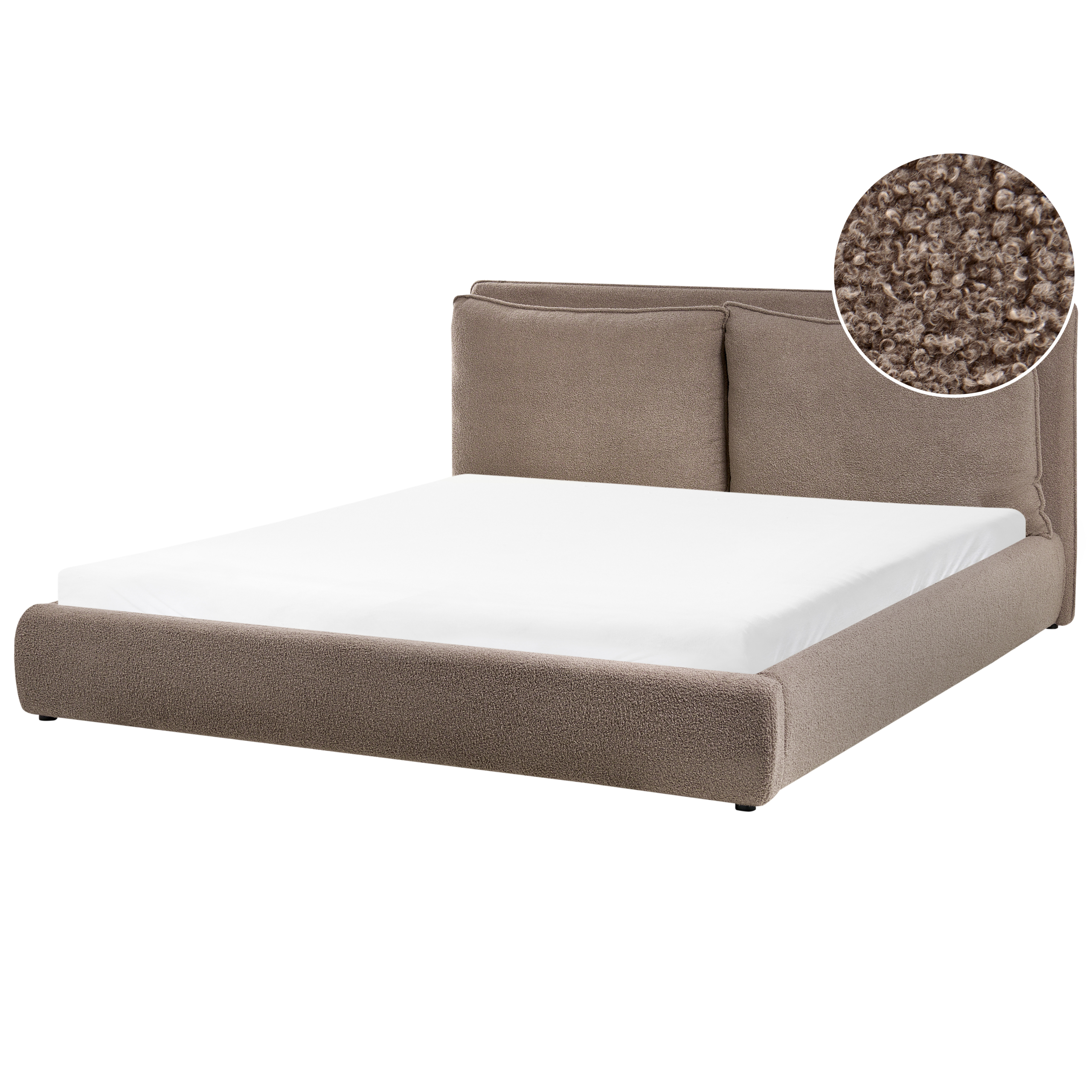 Seng Boucle BAJONNA 180 x 200 cm Brun