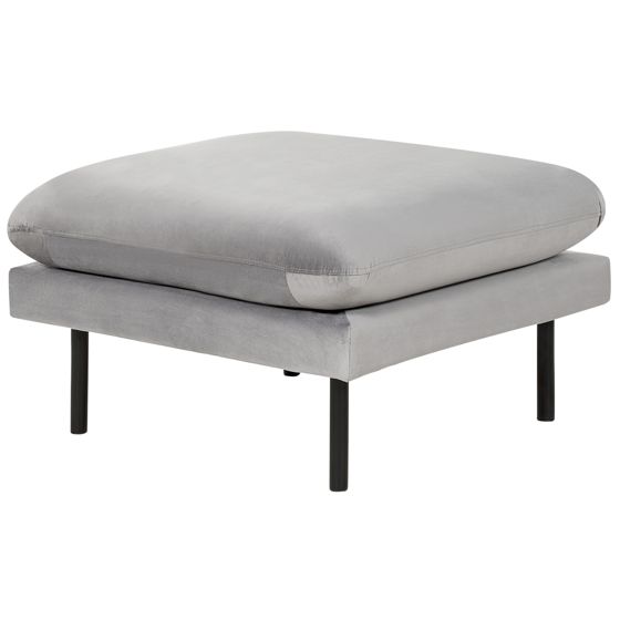 Fodskammel VINTERBRO Velour Grå