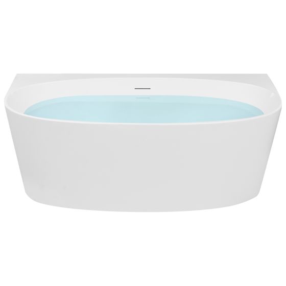 Back-to-wall badekar PARNAIBA 160 x 80 cm Hvid