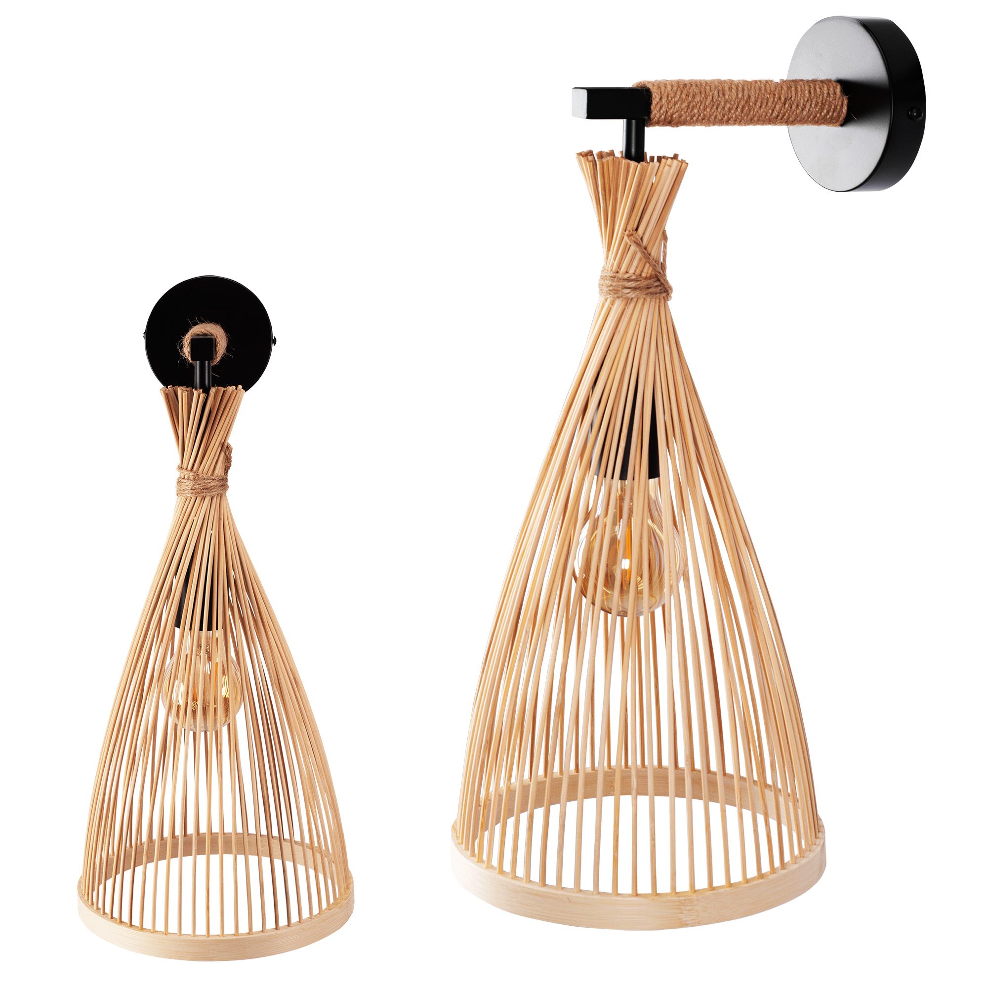 TOOLIGHT væglampe APP1340-1W Beige 28x41,5x40,5cm