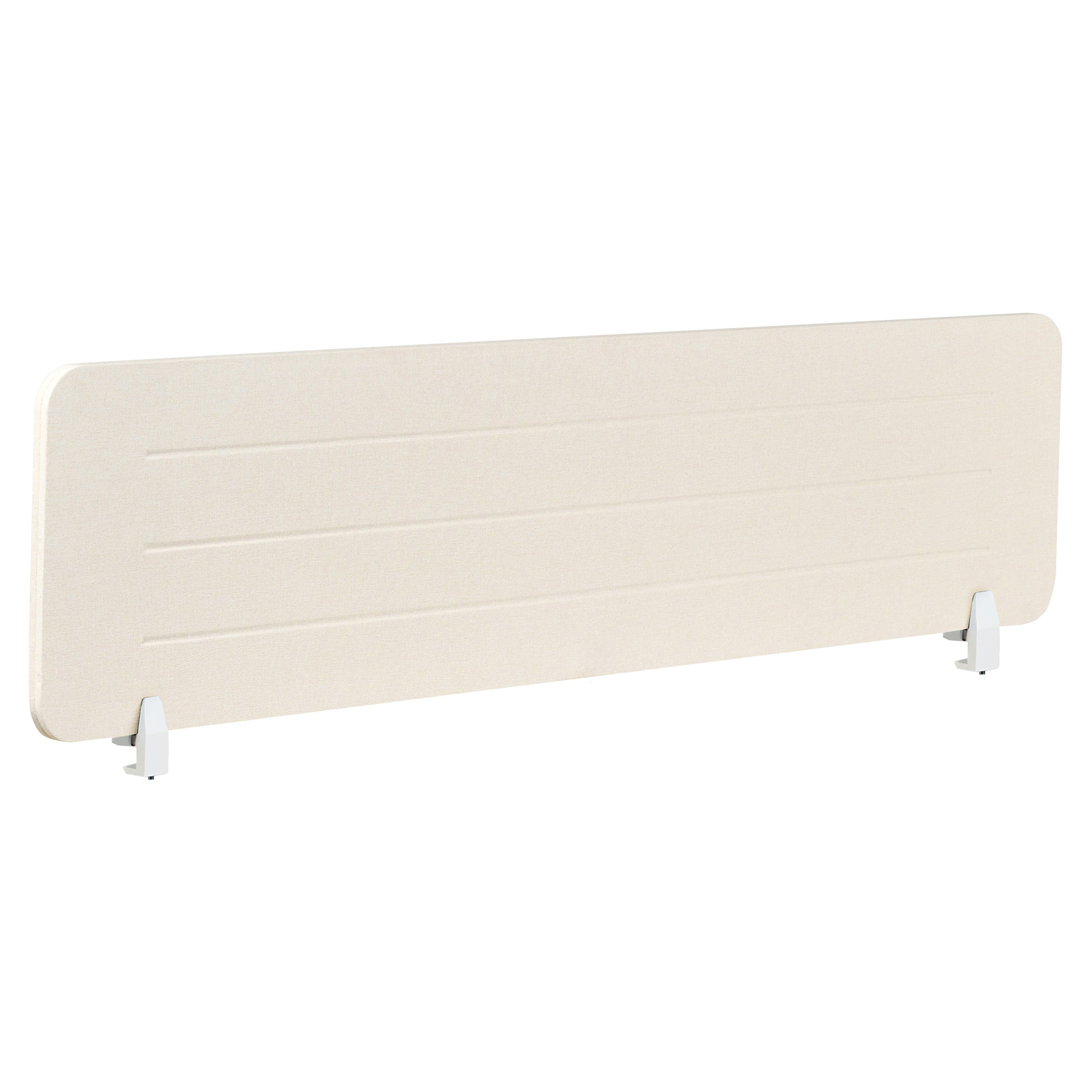 Skrivebordsdeler ZIGGY 160 x 40 cm Lys Beige