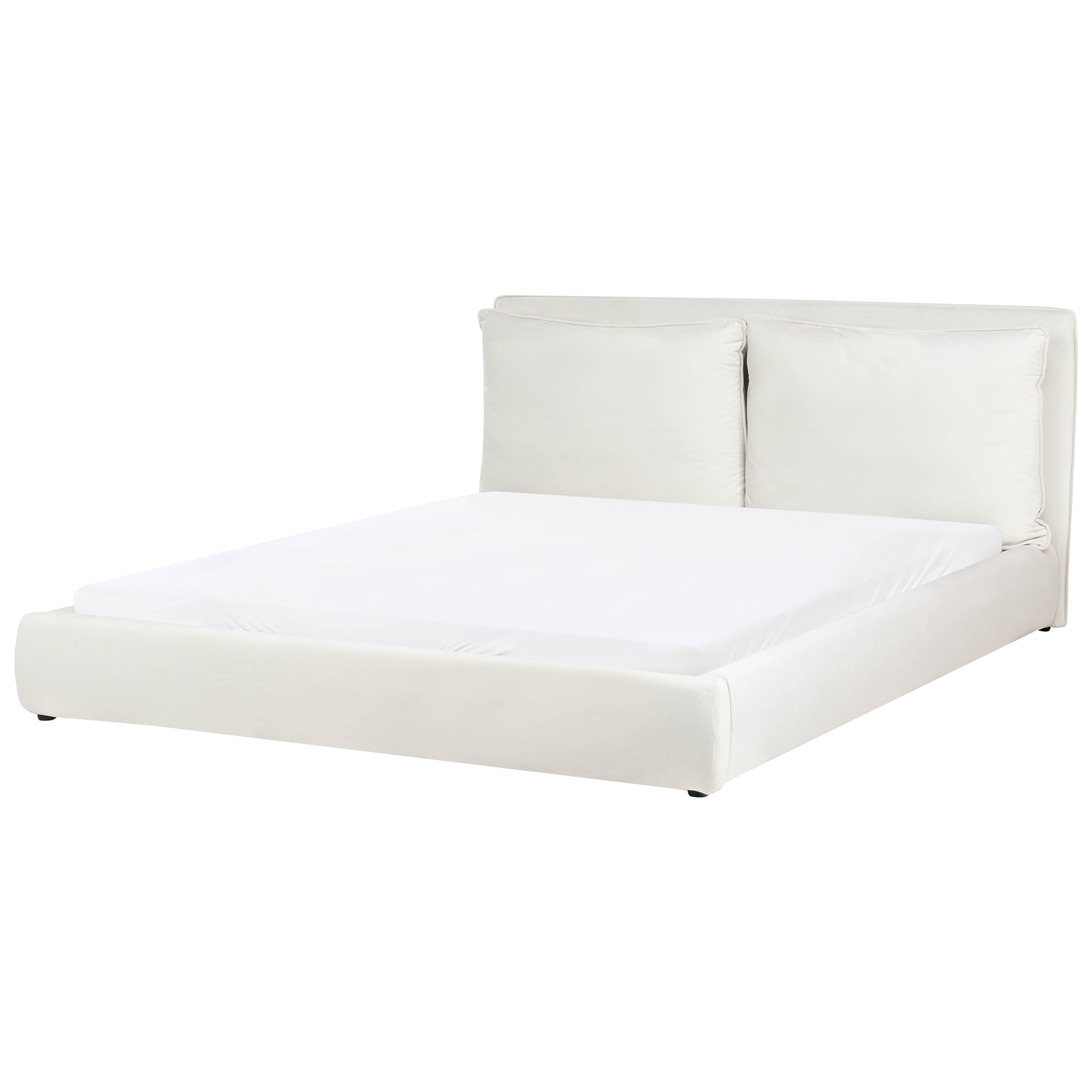 Seng Velour BAJONNA 180 x 200 cm Cremehvid