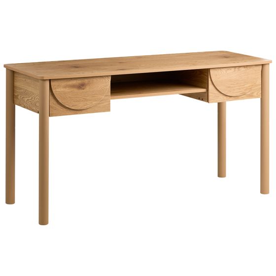 Skrivebord SENDRA 140 cm 50 cm Lysebrun