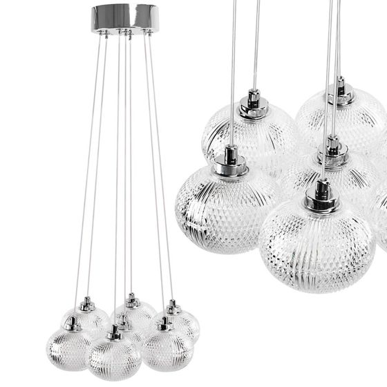 TOOLIGHT hængende loftlampe MS021-7CP Krom 4x12x115cm