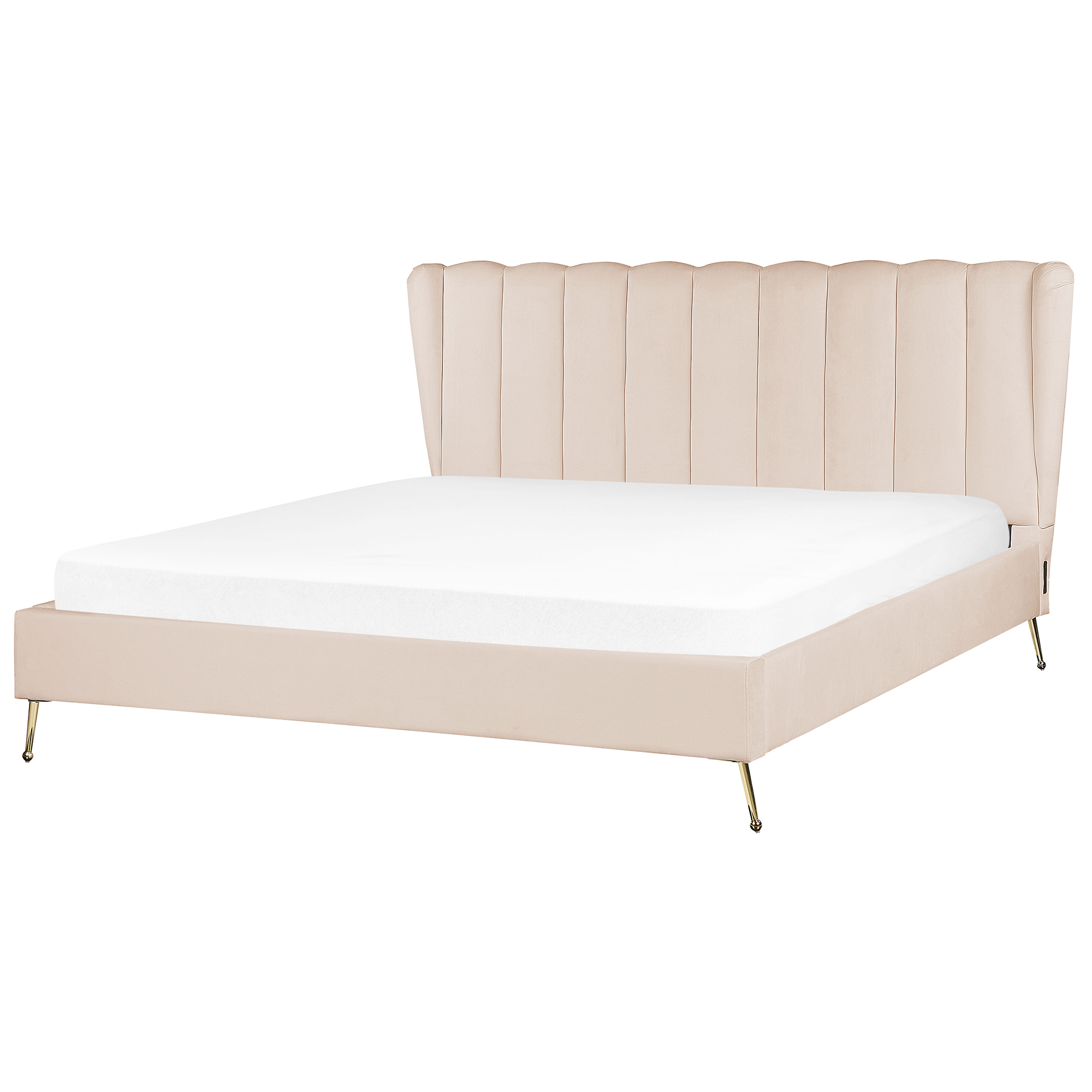 Seng Velour MIRIBEL 180 x 200 cm Beige