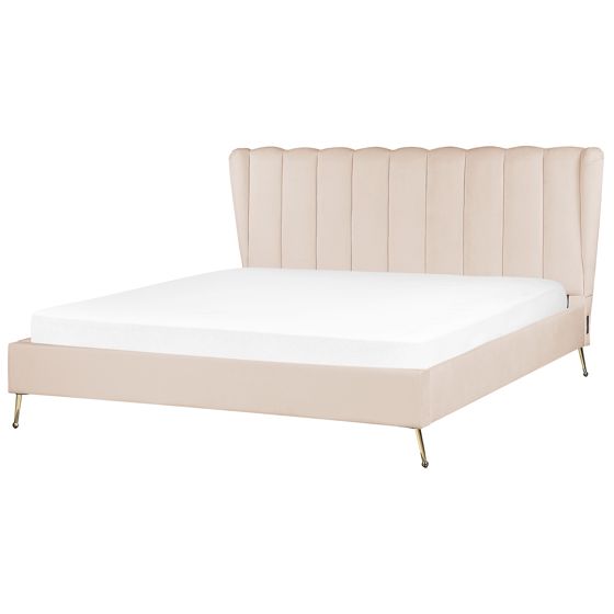Seng Velour MIRIBEL 180 x 200 cm Beige