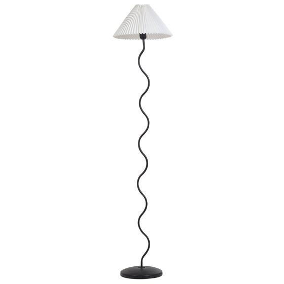 Gulvlampe JIKAWO Metal Sort