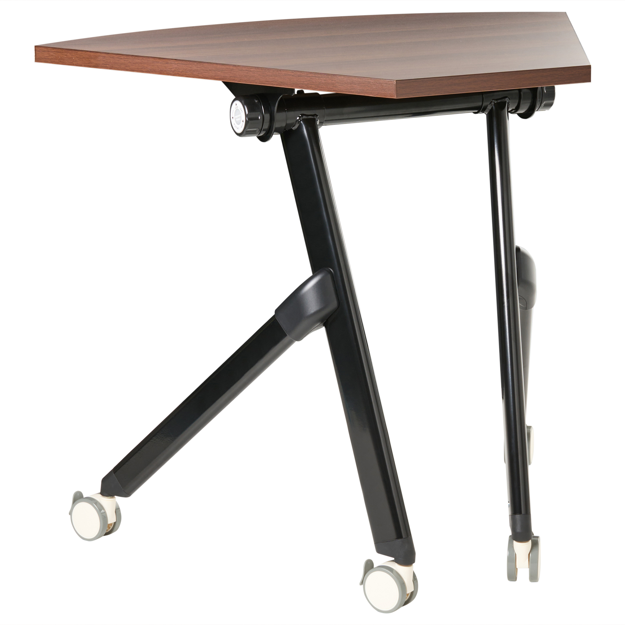Klap hjørneskrivebords-modul BENDI 90 cm 64 cm Mørkebrun