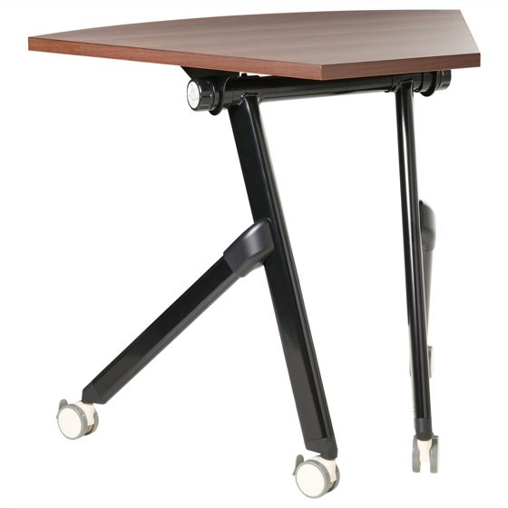 Klap hjørneskrivebords-modul BENDI 90 cm 64 cm Mørkebrun