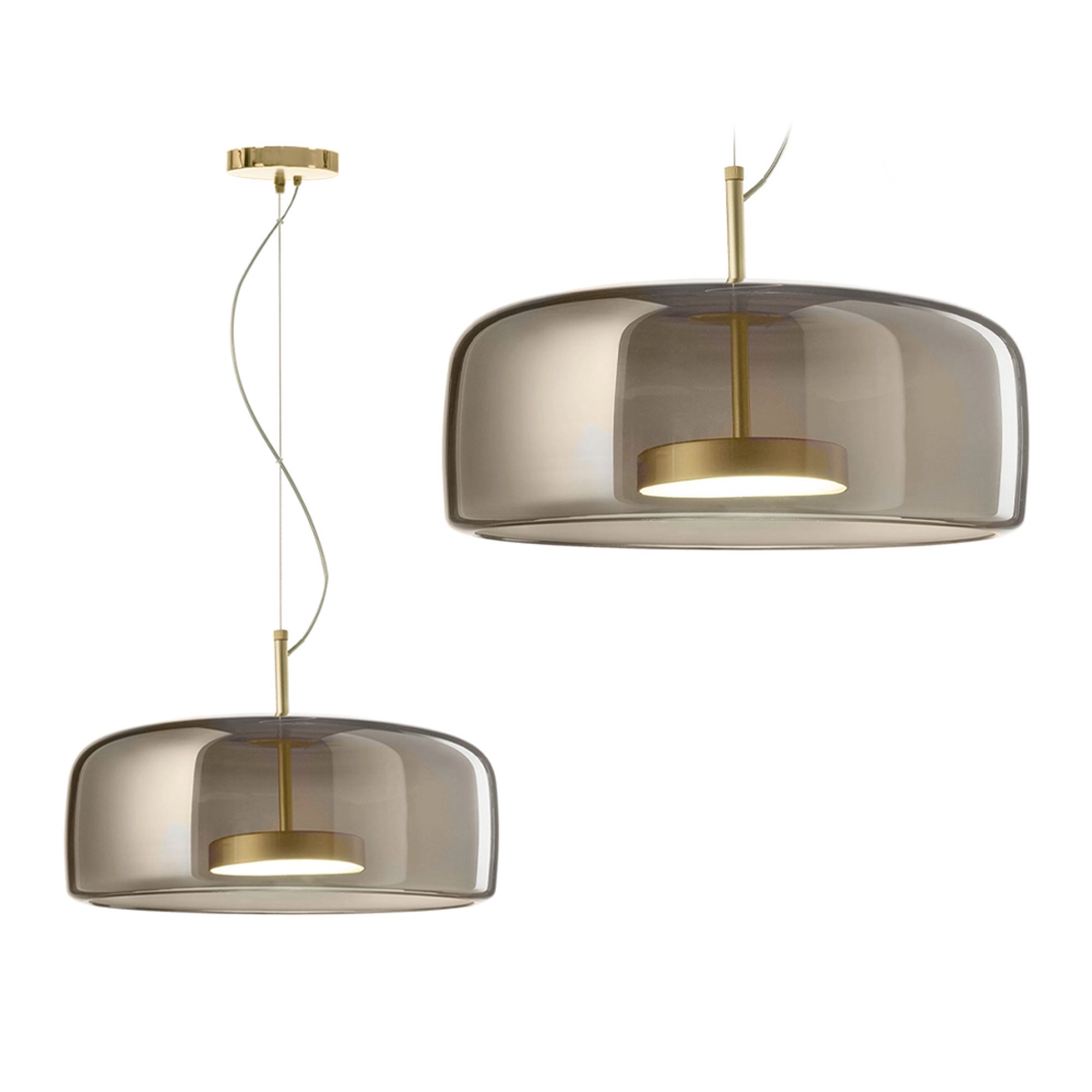 TOOLIGHT hængende loftlampe APP614-1CP Grå 33x33x105cm