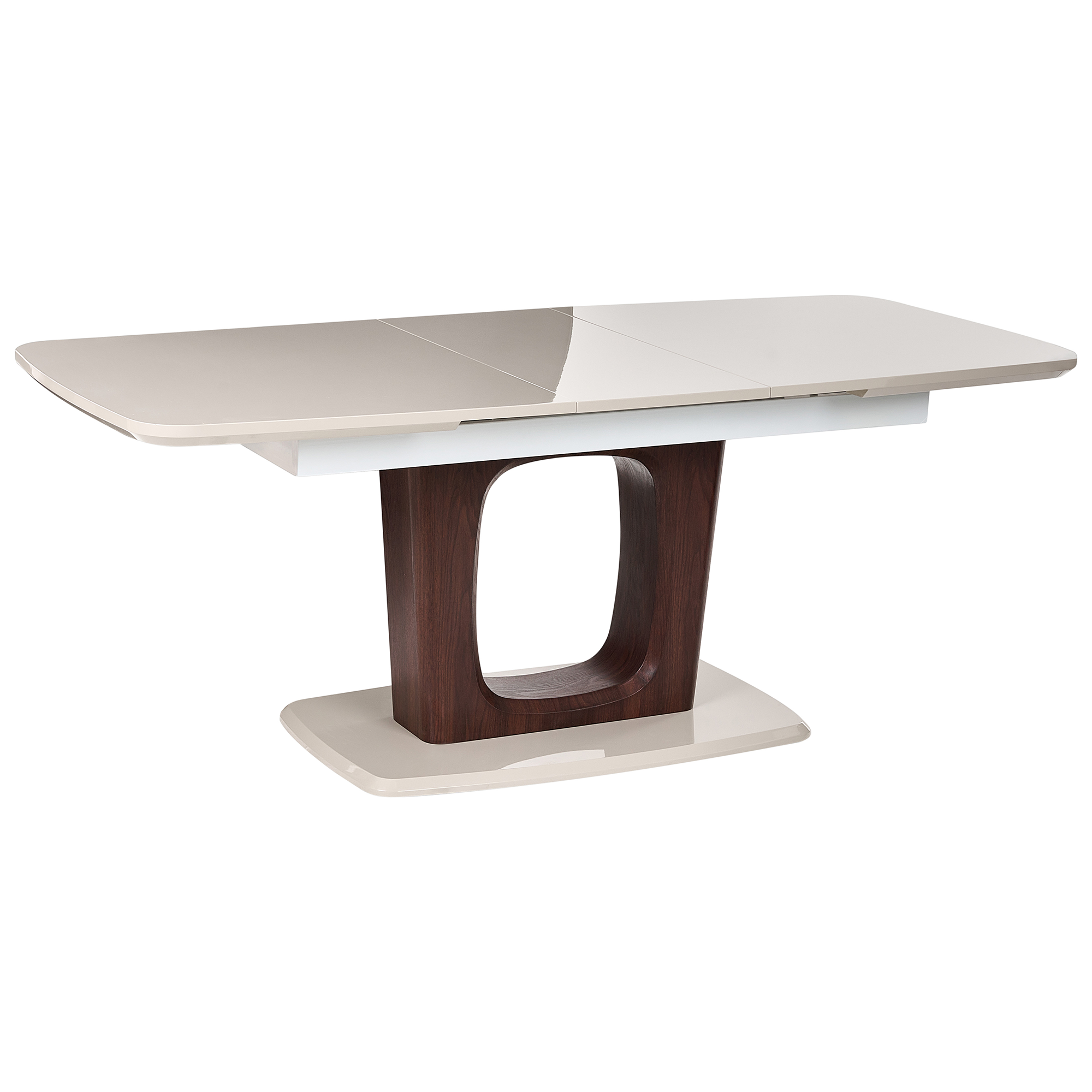 Spisebord med udtræk BERRIGAN Lys Beige 160/200 cm 90 cm