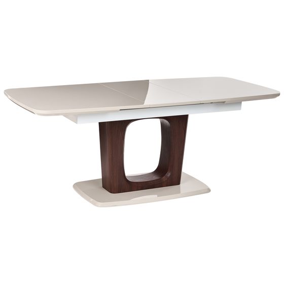 Spisebord med udtræk BERRIGAN Lys Beige 160/200 cm 90 cm