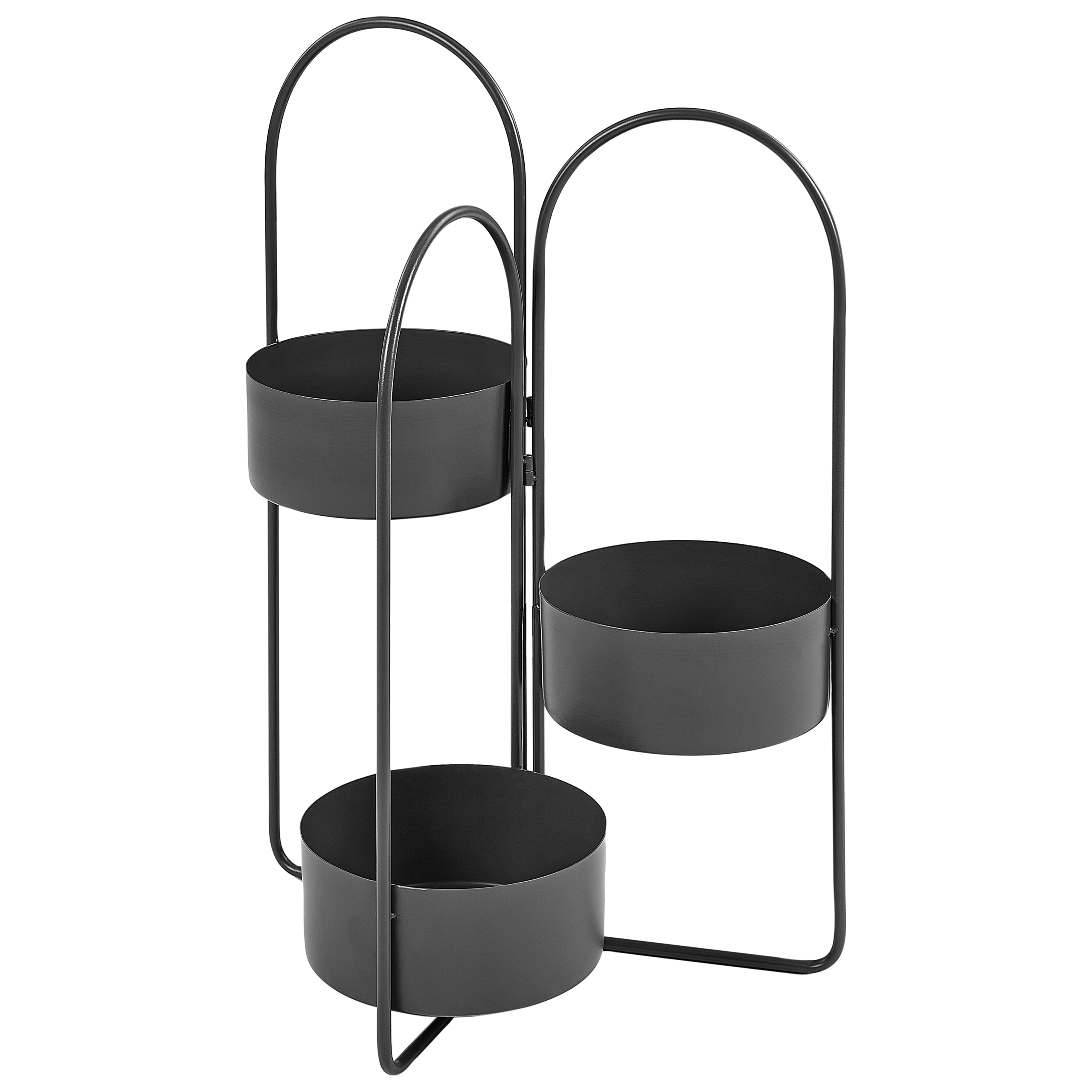 Plantestativ COLUTENA 56 cm Metal Sort