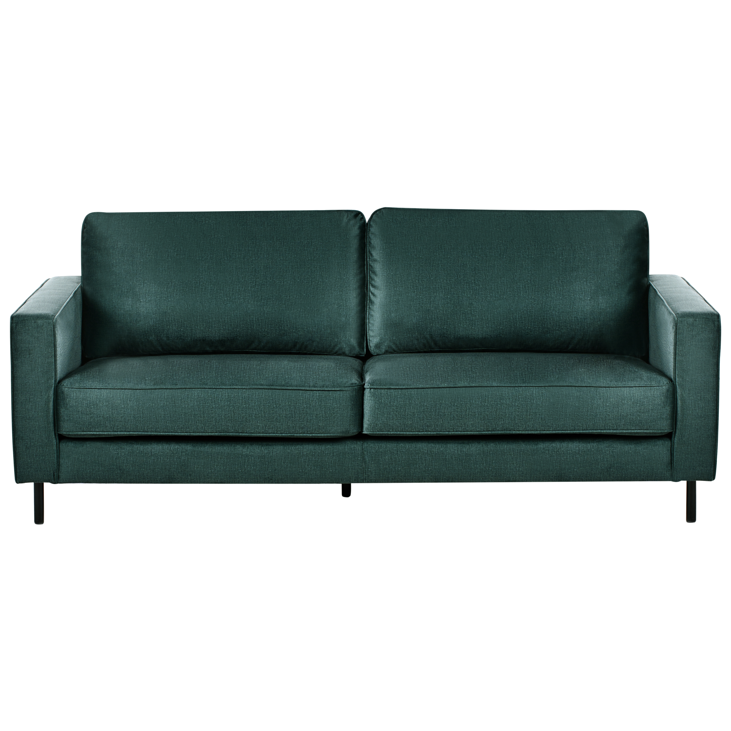 Sofa 3 personers SAVALEN Velour Mørkegrøn