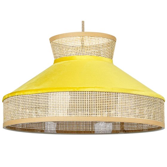 Loftlampe BATALI Rattan Sennepsgul