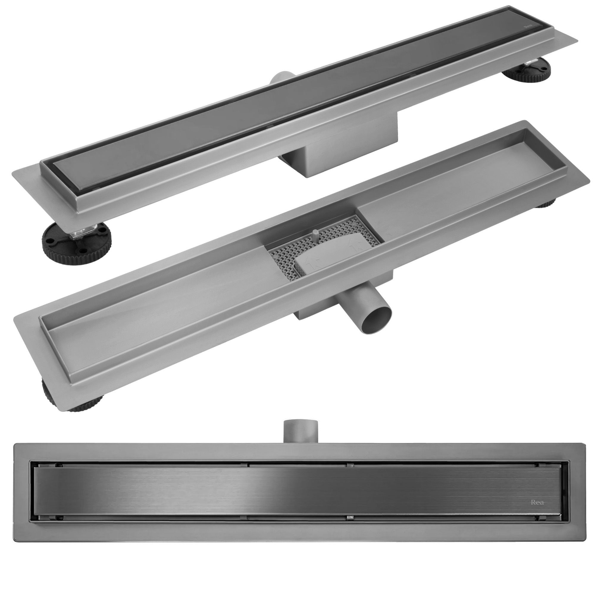 REA linjeafløb Neox 70 , Titan, 70x11x6,5cm