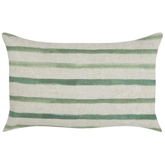Pyntepude KAFRA 30 x 50 cm Grøn Stribet mønster