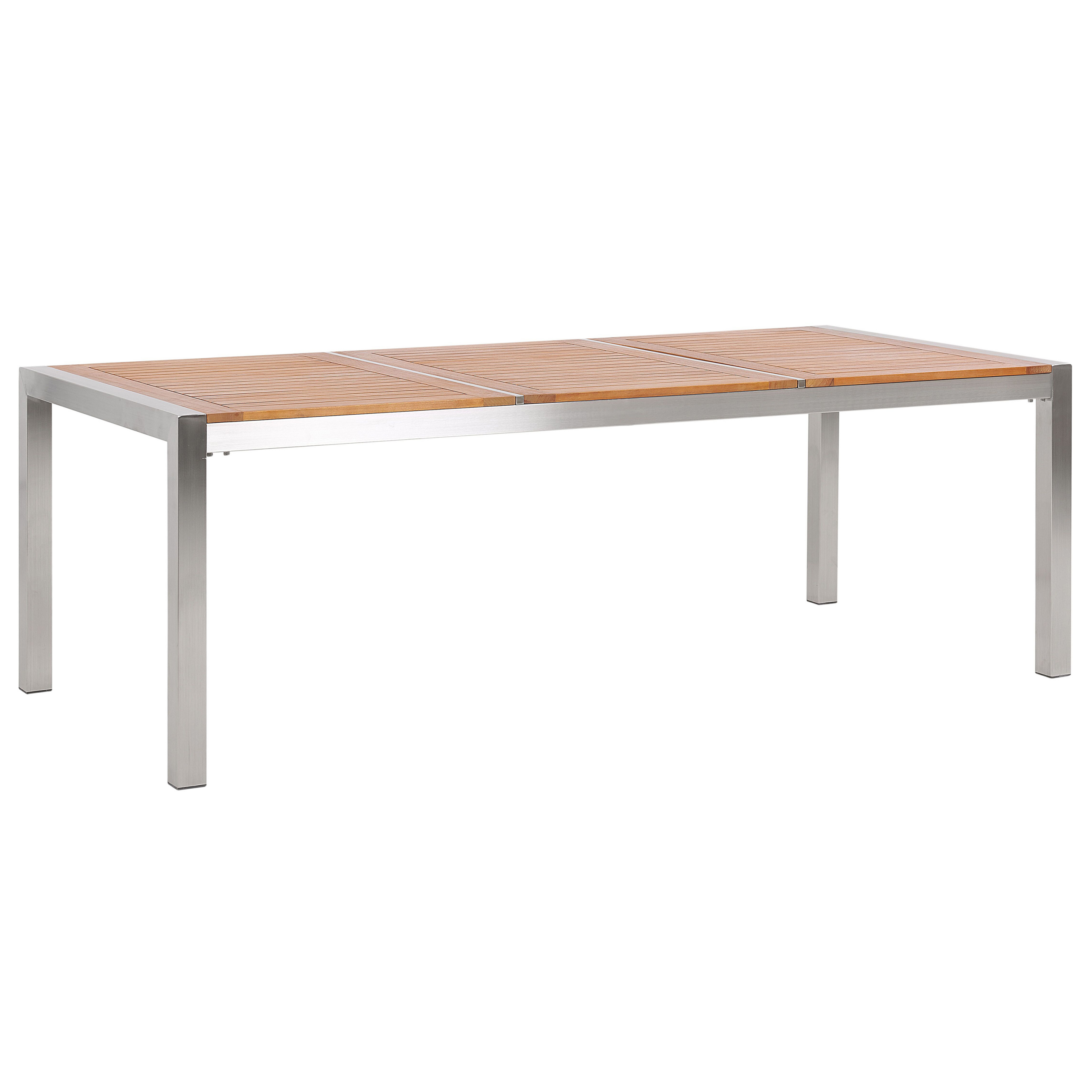 Havebord GROSSETO 220 cm 100 cm Eukalyptustræ Brun