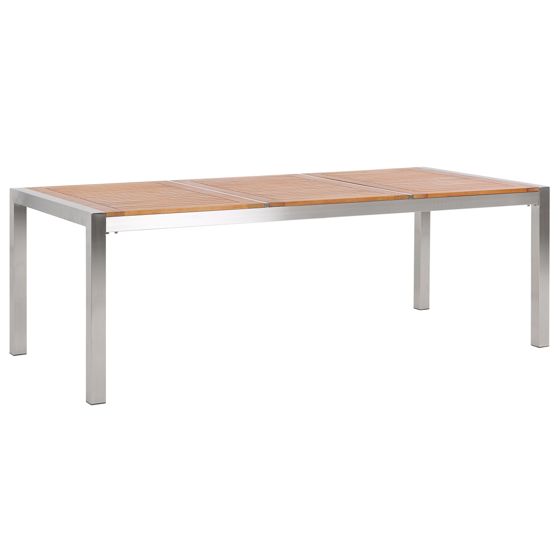 Havebord GROSSETO 220 cm 100 cm Eukalyptustræ Brun