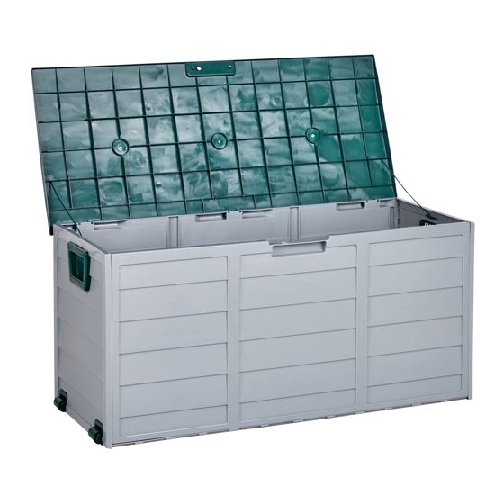 Opbevaringsboks LOCARNO 112 cm 50 cm Grøn