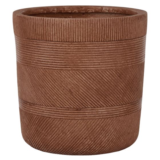 Urtepotte VOULA 36 cm Guldbrun