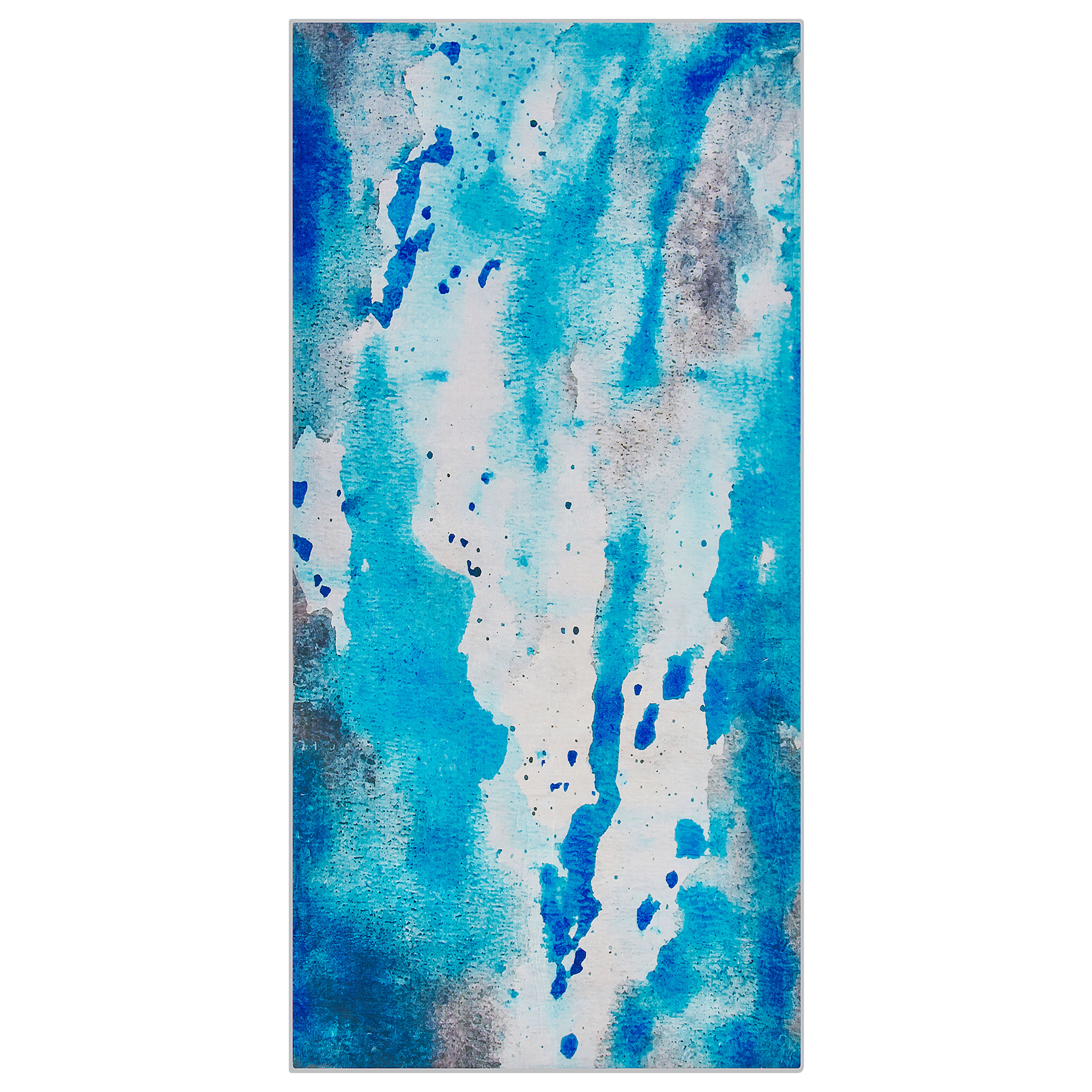 Gulvtæppe BOZAT Blå 80 x 150 cm