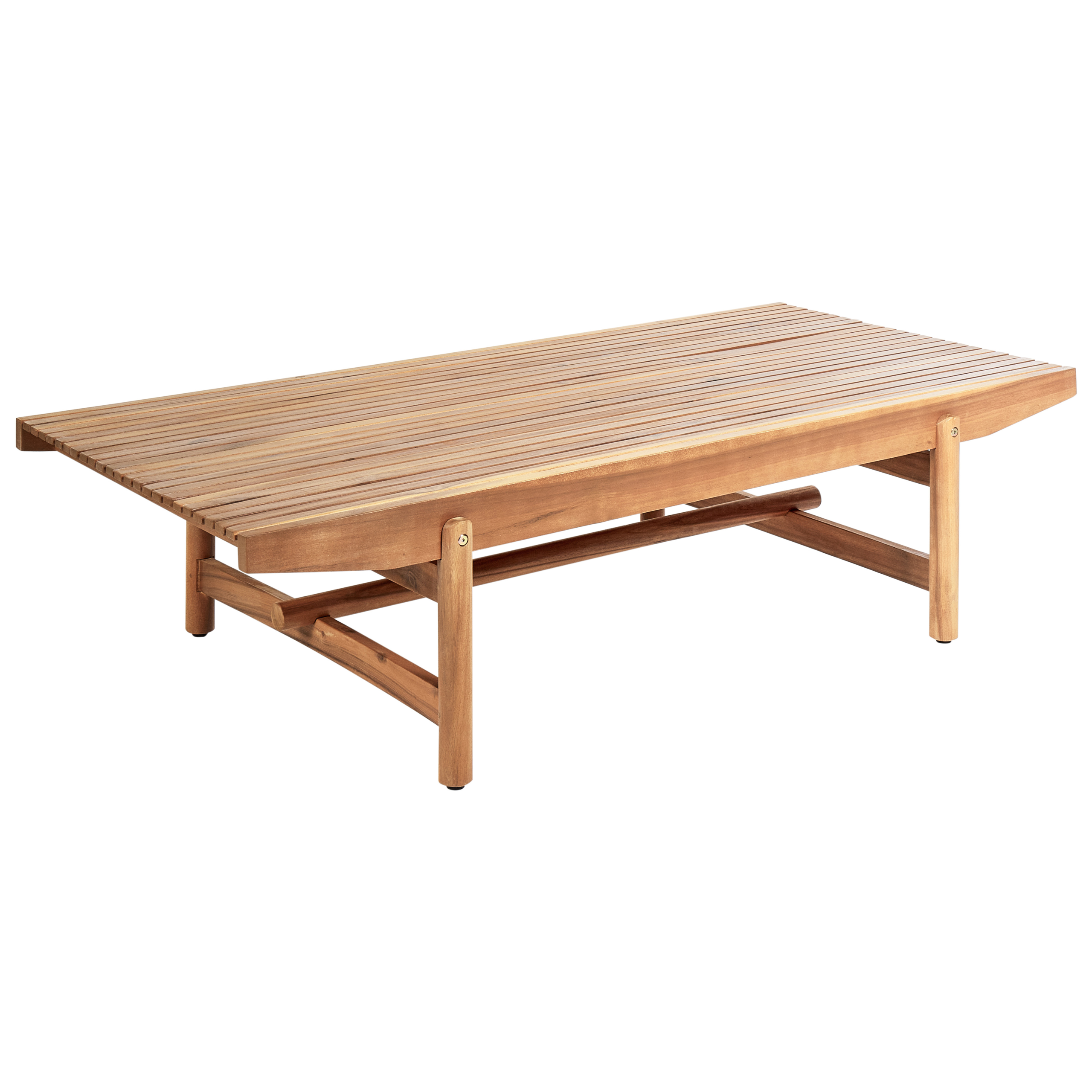 Havesofabord GIAVENO 145 cm 79 cm Akacietræ Brun