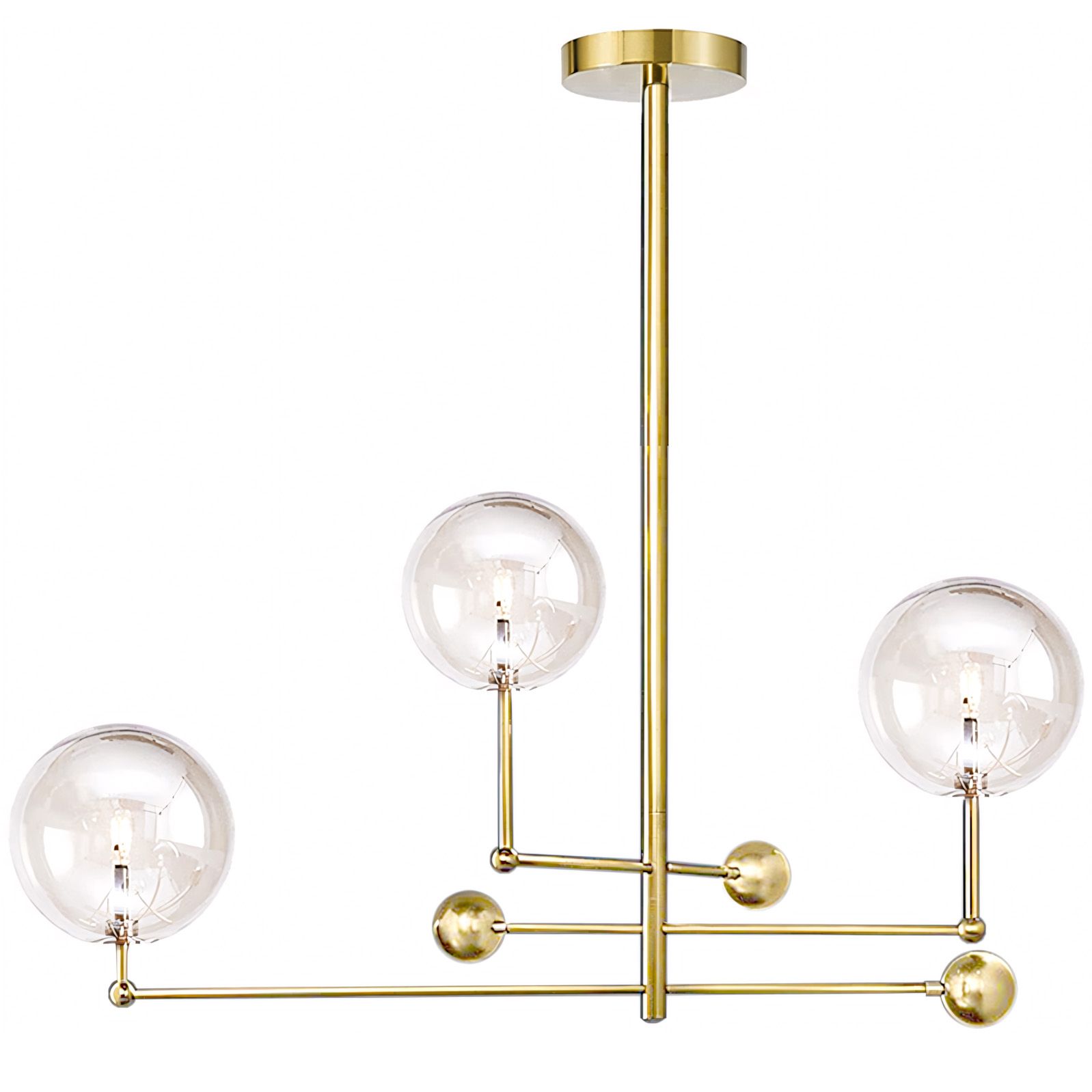 TOOLIGHT hængende loftlampe APP918-3CP Guld 95x95x95cm